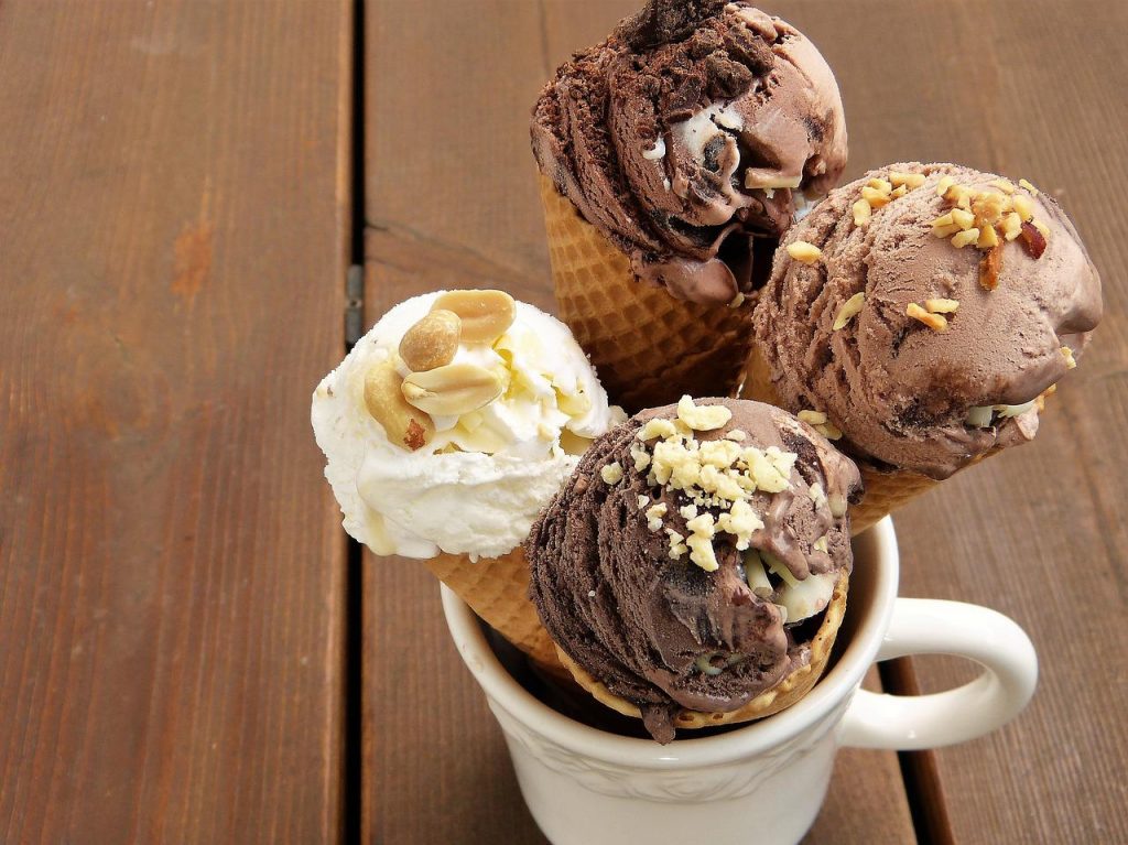 czekoladowe lody